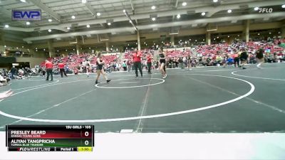 105 lbs Round 1 - Presley Beard, Kansas Young Guns vs Aliyah Tangpricha, Topeka Blue Thunder