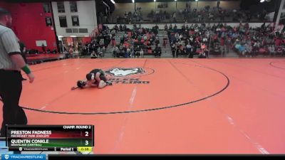 106 lbs Quarterfinal - Erik Klichurov, Lombard (MONTINI) vs Vince DeMarco, Grayslake (CENTRAL)