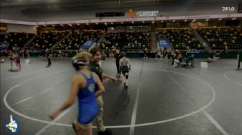 115 lbs 13th Place Match - Brianna Lucero, Iowa City West vs Zoe Zerial, New Lenox (Lincoln-Way Central)