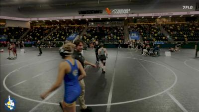 115 lbs 13th Place Match - Brianna Lucero, Iowa City West vs Zoe Zerial, New Lenox (Lincoln-Way Central)