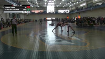 174 lbs Quarterfinal - Kenny Sauer, Oneonta State vs Gavin McLaughlin, Brockport