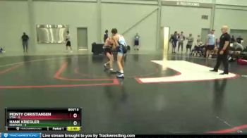 100 lbs Round 2 (8 Team) - Monty Christiansen, Utah vs Hank Kriegler, Nebraska