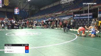 120 lbs Cons 16 #1 - Evan Potter, Oregon vs Freddy Barajas, Oregon