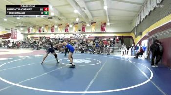 150 lbs Cons. Round 6 - Anthony B Gonzalez, Norco vs Josh Casiano, Ramona (Riverside)