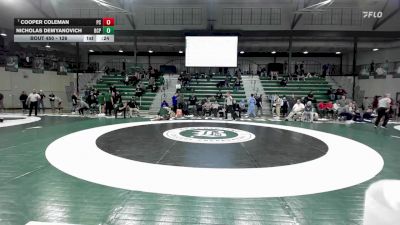 126 lbs Cons. Round 4 - Cooper Coleman, Peninsula Catholic vs Nicholas Demyanovich, Benedictine College Prep