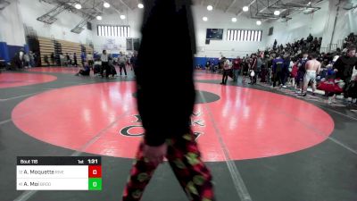 190 lbs Round Of 32 - Aaron Moquette, Riverdale Kingsbridge Academy-PSAL vs Austin Moi, Brooklyn Technical-PSAL