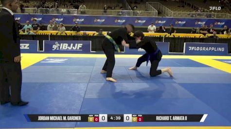 Richard T. Armata II vs Jordan Michael M. Gardner 2026 Pan Jiu Jitsu IBJJF Championship