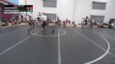 72 lbs Round 1 - Waylon Worley, CTWHALE vs Christian Crespo, Taylor Hammers