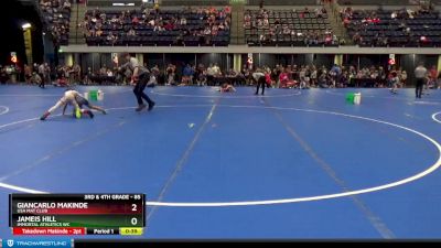 85 lbs Cons. Semi - Giancarlo Makinde, USA Mat Club vs Jameis Hill, Immortal Athletics WC