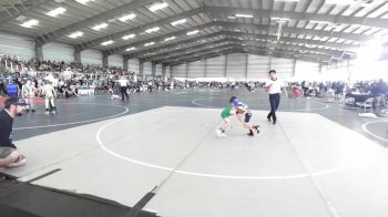 46 lbs Quarterfinal - Maddox Canales, Carlsbad Combat WC vs Clay Randall, NAZ Grapplers