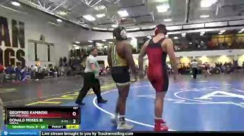 197 lbs Champ. Round 1 - Geoffreg Kaminski, Ohio Wesleyan vs Donald Moses III, Adrian