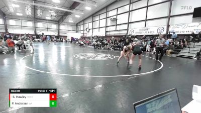 120 lbs Semifinal - Sheyla Hawley, Mountain View vs Pallas Andersen, Wasatch