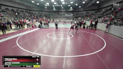 215 lbs 5th Place Match - Axton Hudson, Boonville vs Trevan Bell, Mt. Vernon