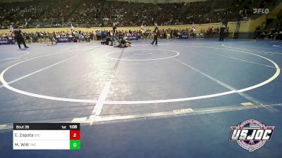 140 lbs Round Of 16 - Emiliano Zapata, OKC Saints Wrestling vs Maddox Witt, Tuttle Wrestling Club