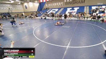 52-56 lbs Round 3 - Wells Cochran, Uintah Wrestling vs Evrett Gardiner, Agon Academy Wrestling