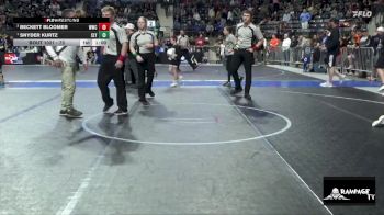 73 lbs 1st Place Match - Snyder Kurtz, Slyfox vs Beckett Bloomer, WWC