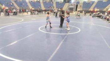 64 lbs Rr Rnd 5 - LillyAnn Lowder, Englewood Pirates (PYS) vs Mj Vigil, Black Fox Wrestling Academy