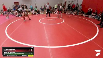 133 lbs Round 4 (6 Team) - Kason White, Panhandle Regional Training Center vs Luke Burgar, Spartan Mat Club