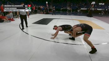 215 lbs Consi Of 32 #2 - Brandon Hollingsworth, Wellesley vs Jacob Davidson, Woburn