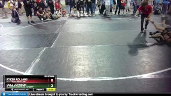 71 lbs Semifinal - Ryker Rollans, Gold Rush Wrestling vs Cole Johnson, Black Fox Wrestling Academy