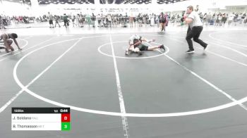130 lbs Consi Of 8 #1 - Justus Soldano, Falls Academy vs Bryson Thomasson, No Team