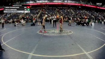 126 lbs Champ. Round 1 - Tasia Neadeau, Swain County&nbsp; vs Kylie Simpson, Leesville Road