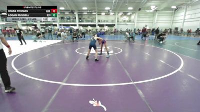 81 lbs Consolation - Onias Thomas, Ashland vs Logan Russell, Refinery WC