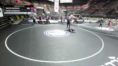 63 lbs Quarters - Royce Davidson, Peterson Grapplers Wrestling Club vs Adam Akhmedov