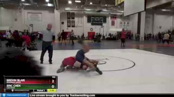 152 lbs Champ. Round 2 - Eric Chen, Los Osos vs Brevin Blair, Redondo Union