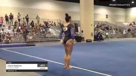 Claire Robbins - Floor, Triad Gym #548 - 2021 USA Gymnastics Development Program National Championships