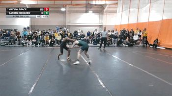 141 lbs Semifinal - Carsen Richards, Lake Erie vs Khyvon Grace, West Liberty