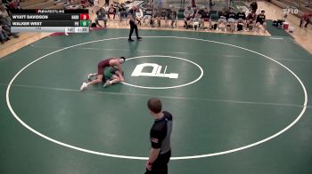 132 lbs Placement Matches (8 Team) - Walker West, Pierre T.F. Riggs vs Wyatt Davidson, Harrisburg