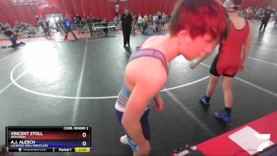 152 lbs Cons. Round 2 - Vincent Stoll, Wisconsin vs A.j. Alesch, LaCrosse Area Wrestlers