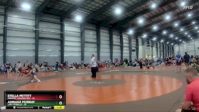 132 lbs Finals (8 Team) - Adriana Murray, Lady Pitbulls vs Stella Pettitt, Midwest Assasins Red