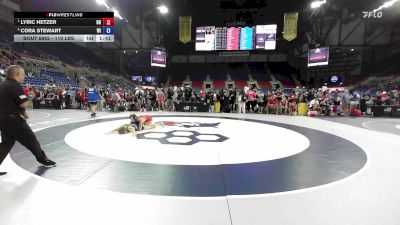 110 lbs 5th Place Match - Lyric Hetzer, OH vs Cora Stewart, WI