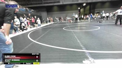 76 lbs Round 3 - Albie Cook, Hoisington Jr Cardinals vs Wyatt Robbins, Augusta