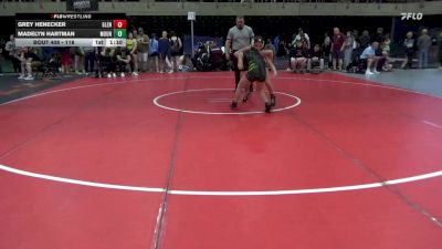 118 lbs Consolation - Grey Henecker, Glen Rock vs Madelyn Hartman, Mount Airy