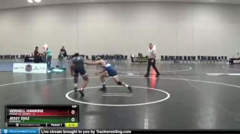 149 lbs Finals (2 Team) - Vernell Hawkins, Mount St. Joseph vs Jessy Diaz, Dubuque