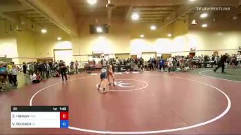 65 lbs Quarters - Zach Hanson, Pinnacle Wrestling Club vs Vince Bouzakis, Pennsylvania