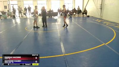 114 lbs 2nd Wrestleback (8 Team) - Maddax Hacking, Utah vs Raymond Causey, Maryland