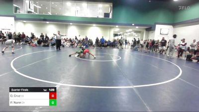 65 lbs Quarterfinal - Orlando Cruz, CA vs Princeton Nunn, CA