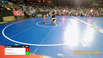 125 lbs Semifinal - Avaeh Smith, The Best Wrestler vs Hayden Bratland, Ubasa Wrestling Academy