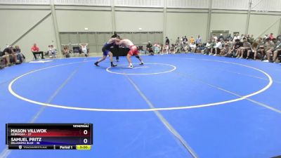 215 lbs Semis & 3rd Wb (16 Team) - Mason Villwok, Nebraska vs Samuel Pritz, Oklahoma Blue