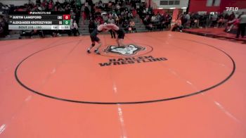 190 lbs Champ. Round 2 - Aleksander Krotoszynski, BUFFALO GROVE vs Justin Langford, New Lenox (LINCOLN-WAY CENTRAL)