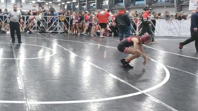 80 lbs Round 1 (9am Friday) - Jillian Vollhardt, Cali Pink vs Melissa Book, NCWAY National Team