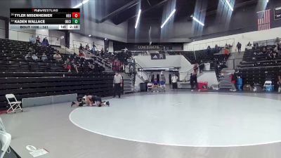 141 lbs Cons. Round 5 - Tyler Misenheimer, Northeastern Oklahoma vs Kaden Wallace, Oklahoma City