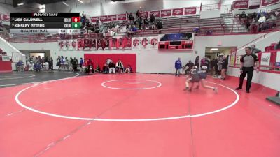 JH 96 lbs Quarterfinal - Lisa Caldwell, DEL CITY JH vs Kinsley Peters, CHOCTAW JH