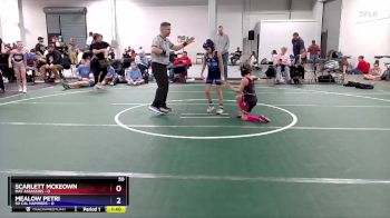 50 lbs Round 5 (6 Team) - Mealow Petri, So Cal Hammers vs Scarlett McKeown, Mat Assassins