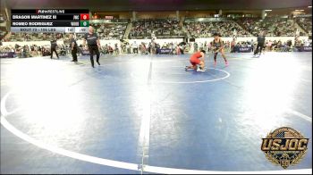 106 lbs Consi Of 16 #2 - Dragon Martinez III, Juggernaut Wrestling Club vs Romeo Rodriguez, Woodward Youth Wrestling