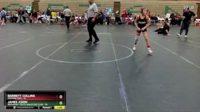 72 lbs Cons. Semi - Barrett Collins, Machine Shed vs James Askin, Neshaminy Youth Wrestling Club